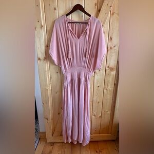 Rip Curl beach dress, peach, size Large